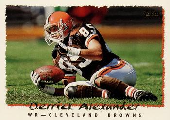 1995 Topps #157 Derrick Alexander Front