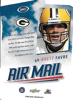 2000 Score - Air Mail #AM12 Brett Favre Back
