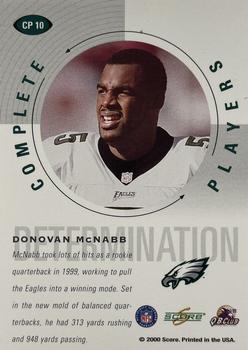 2000 Score - Complete Players Green #CP 10 Donovan McNabb Back