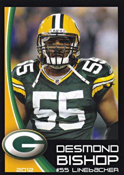2012 Green Bay Packers Police - PCM Credit Union #13 Desmond Bishop Front