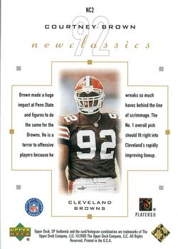 2000 SP Authentic - New Classics #NC2 Courtney Brown Back