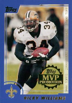 2000 Topps - MVP Promotion #NNO Ricky Williams Front