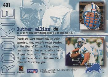 1995 Ultra #431 Luther Elliss Back