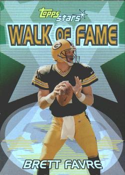 2000 Topps Stars - Walk of Fame #W5 Brett Favre Front