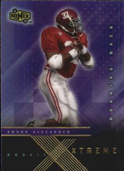 2000 UD Ionix - Rookie Xtreme #RX11 Shaun Alexander Front