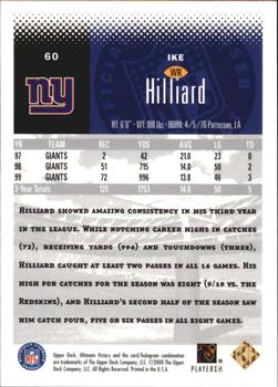 2000 Upper Deck Ultimate Victory - Parallel 100 #60 Ike Hilliard Back