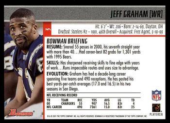 2001 Bowman - Gold #3 Jeff Graham Back