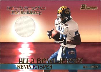 2001 Bowman - Bowl Jerseys #BJ-KK Kevin Kasper Front