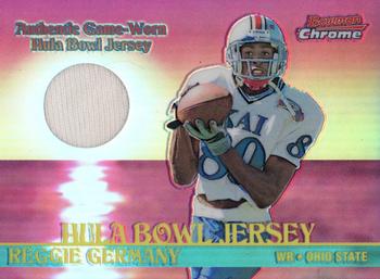 2001 Bowman Chrome - Rookie Relics #BCR-RG Reggie Germany Front
