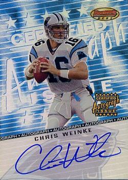 2001 Bowman's Best - Autographs #BB-CW Chris Weinke Front