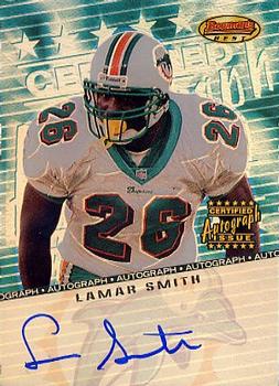 2001 Bowman's Best - Autographs #BB-LS Lamar Smith Front