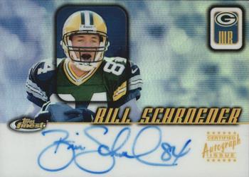 2001 Finest - Autographs #FA-BS Bill Schroeder Front