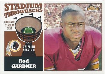 2001 Finest - Stadium Throwback Relics #FS-RG Rod Gardner Front