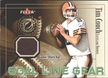 2001 Fleer Authority - Goal Line Gear #NNO Tim Couch Front