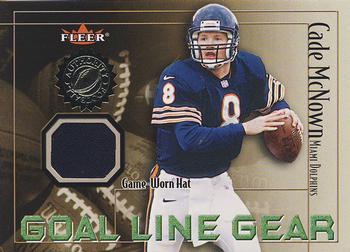 2001 Fleer Authority - Goal Line Gear #NNO Cade McNown Front