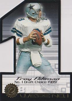 2001 Fleer Authority - We're Number One #3 WO Troy Aikman Front