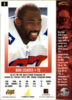 1996 Action Packed #5 Ben Coates Back