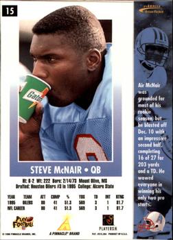 1996 Action Packed #15 Steve McNair Back