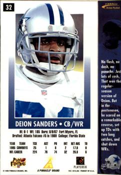 1996 Action Packed #32 Deion Sanders Back