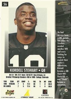 1996 Action Packed #56 Kordell Stewart Back