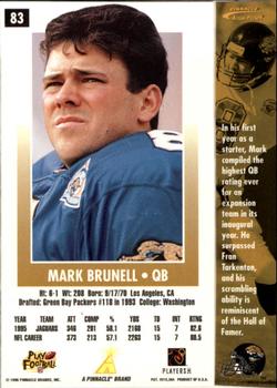 1996 Action Packed #83 Mark Brunell Back