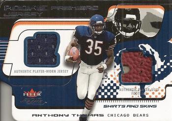 2001 Fleer Focus - Rookie Premiere Jersey Shirts and Skins #RPAT Anthony Thomas Front