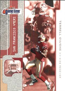 2001 Fleer Game Time - Extra #8 Terrell Owens Front