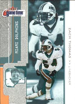 2001 Fleer Game Time - Extra #70 Zach Thomas Front