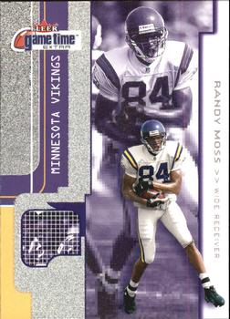 2001 Fleer Game Time - Extra #82 Randy Moss Front