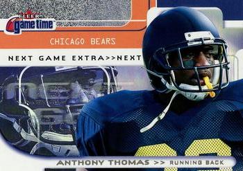 2001 Fleer Game Time - Extra #132 Anthony Thomas Front
