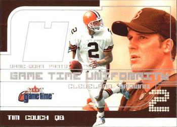 2001 Fleer Game Time - Uniformity #NNO Tim Couch Front