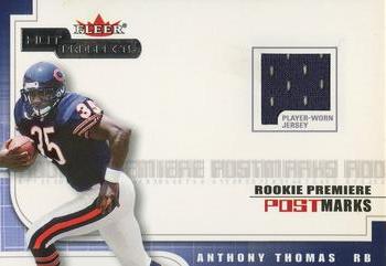 2001 Fleer Hot Prospects - Draft Day Postmarks #NNO Anthony Thomas Front