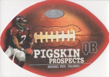2001 Fleer Hot Prospects - Pigskin Prospects #15 PP Michael Vick Front
