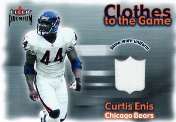 2001 Fleer Premium - Clothes to the Game #NNO Curtis Enis Front