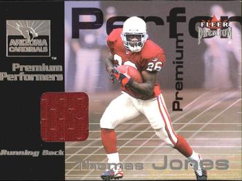 2001 Fleer Premium - Premium Performers Jerseys #NNO Thomas Jones Front