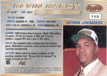 1996 Bowman's Best #150 Kevin Hardy Back