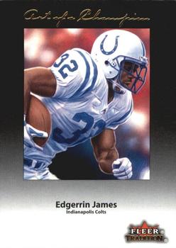 2001 Fleer Tradition - Art of a Champion #6 AC Edgerrin James Front