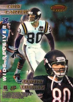 1996 Bowman's Best - Mirror Images #8 Cris Carter / Curtis Conway / Carl Pickens / Keyshawn Johnson Front