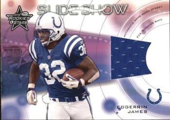 2001 Leaf Rookies & Stars - Slideshow #SS-10 Edgerrin James Front