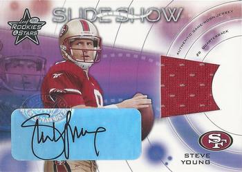 2001 Leaf Rookies & Stars - Slideshow Autographs #SS-21 Steve Young Front