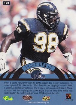 1996 Classic NFL Experience #123 Shawn Lee Back