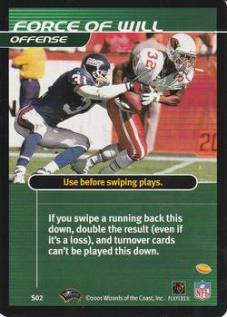 2001 NFL Showdown 1st & Goal - Strategy #S02 Force of Will Front