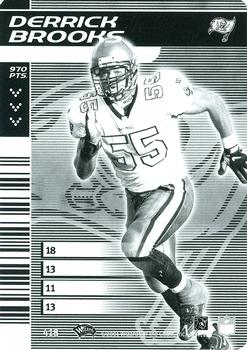 2001 NFL Showdown 1st Edition - Monochrome #418 Derrick Brooks Front