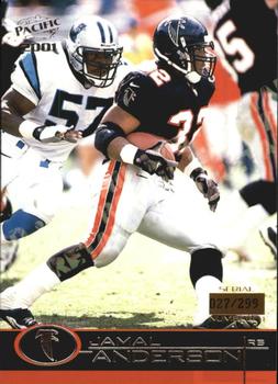 2001 Pacific - Retail LTD #15 Jamal Anderson Front