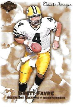 2001 Pacific Canvas Impressions - Classic Images #3 Brett Favre Front