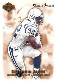 2001 Pacific Canvas Impressions - Classic Images #4 Edgerrin James Front