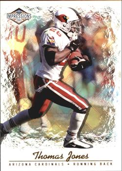 2001 Pacific Canvas Impressions - Hobby Red Backs #2 Thomas Jones Front