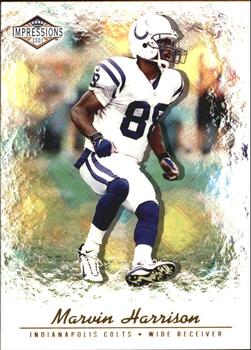 2001 Pacific Canvas Impressions - Hobby Red Backs #54 Marvin Harrison Front