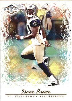 2001 Pacific Canvas Impressions - Retail #112 Isaac Bruce Front