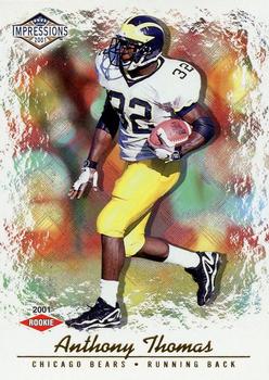 2001 Pacific Canvas Impressions - Retail #161 Anthony Thomas Front
